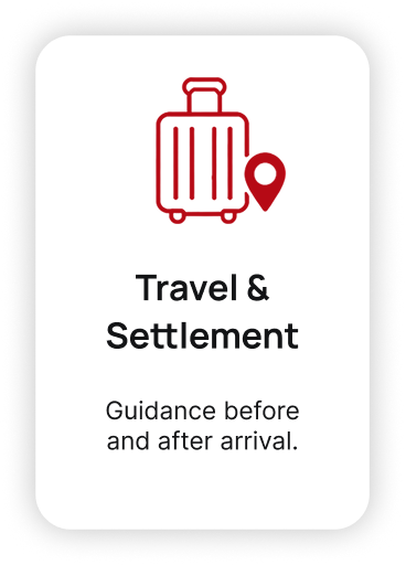 Travel and settlement