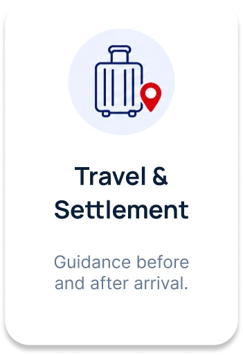 Travel and settlement